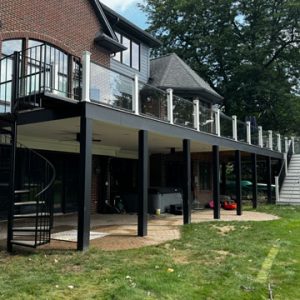 Deck With Stairs